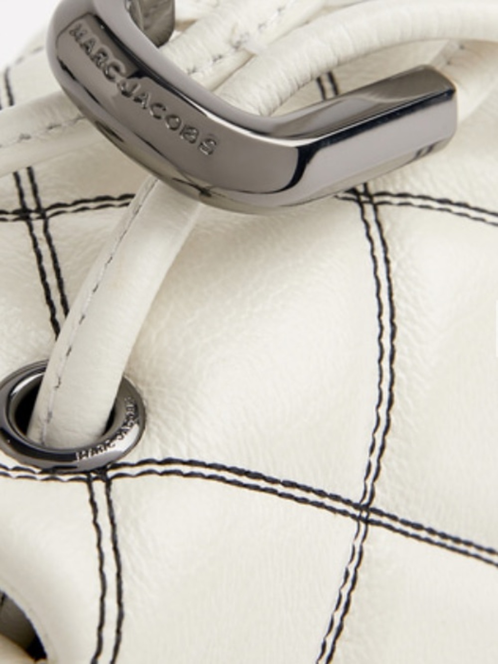 Marc JACOBS The Dual Mini Smooth Leather Quilted Shoulder Bag - Picture 4 of 8